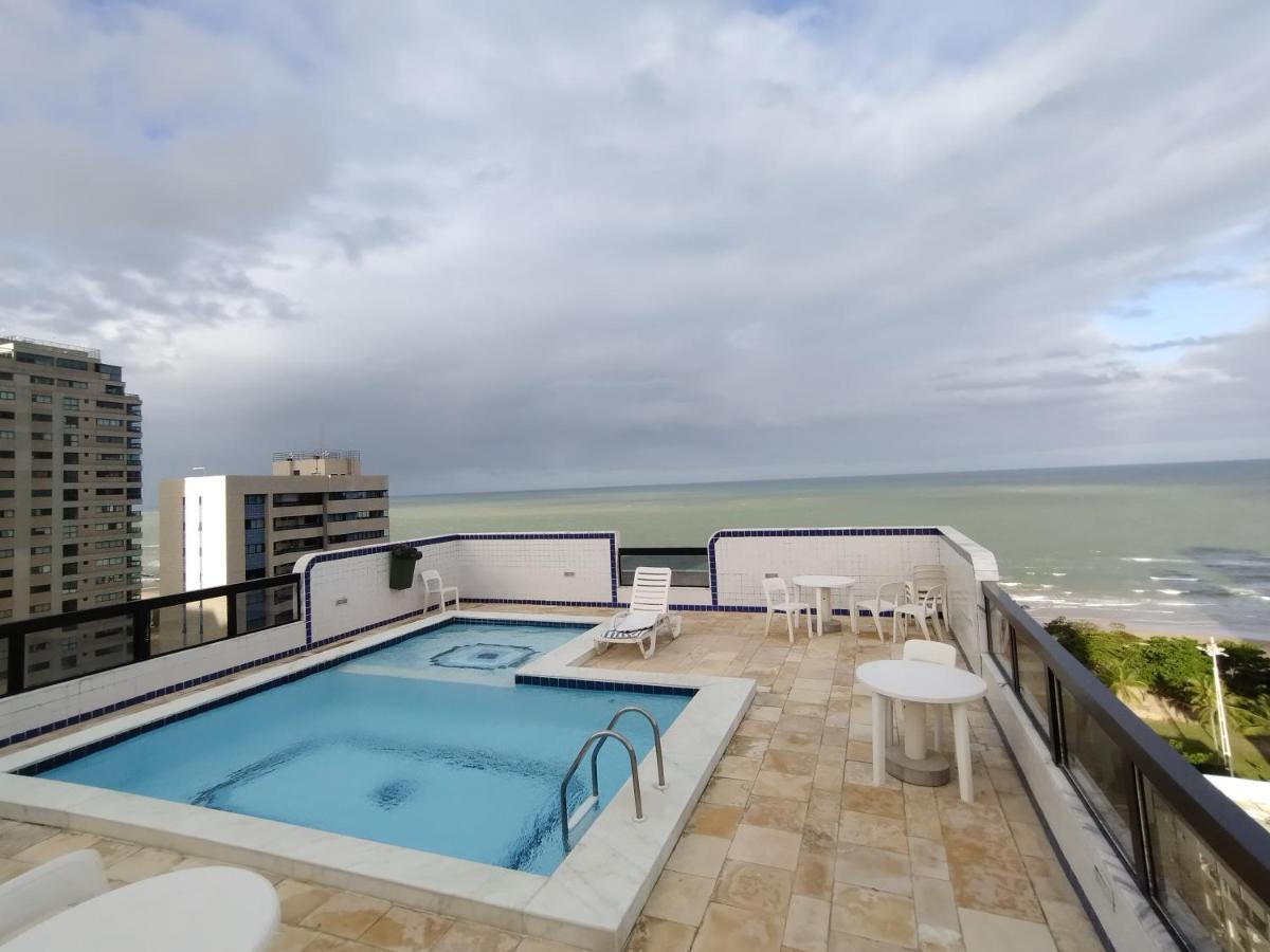 Apto De Frente Para O Mar, Piscina Na Cobertura Recife Kültér fotó
